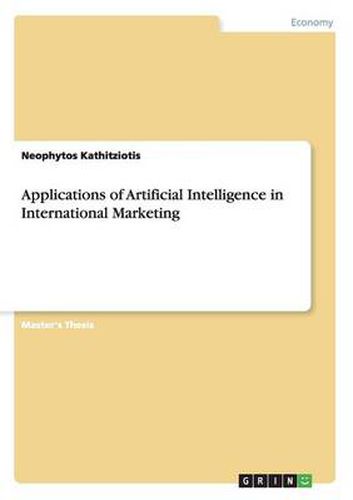 Cover image for Applications of Artificial Intelligence in International Marketing