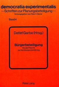 Cover image for Buergerbeteiligung: Von Der Theorie Zur Handlungsorientierung