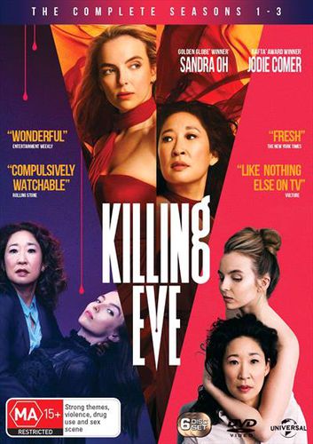 Cover image for Killing Eve: Seasons 1-3 Box-set (DVD)