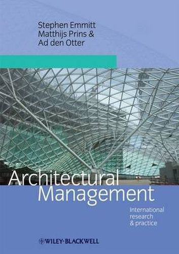 Cover image for Architectural Management: International Research and Practice