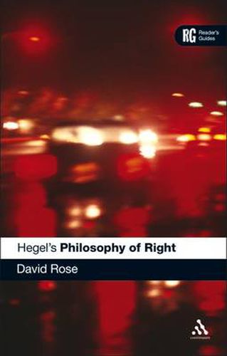 Cover image for Hegel's 'Philosophy of Right': A Reader's Guide