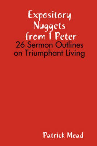 Cover image for Expository Nuggets from 1 Peter