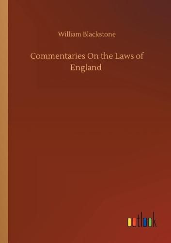 Cover image for Commentaries On the Laws of England