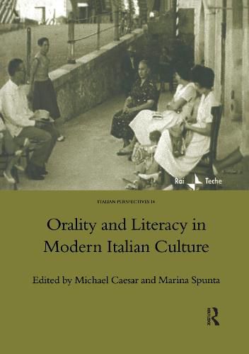 Cover image for Orality and Literacy in Modern Italian Culture