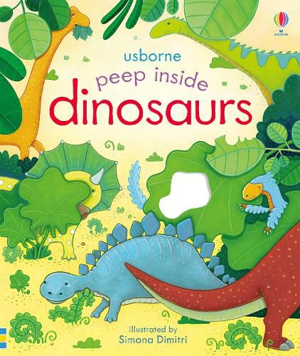 Cover image for Peep Inside Dinosaurs