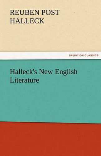 Cover image for Halleck's New English Literature