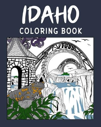 Cover image for Idaho Coloring Book