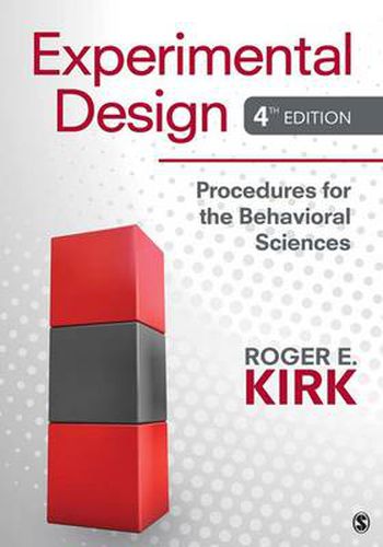 Cover image for Experimental Design: Procedures for the Behavioral Sciences