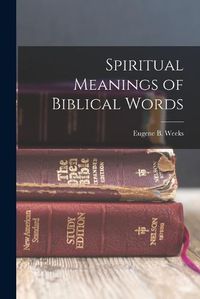 Cover image for Spiritual Meanings of Biblical Words