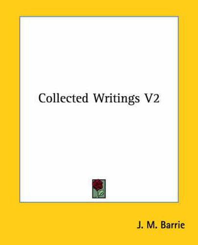Cover image for Collected Writings V2