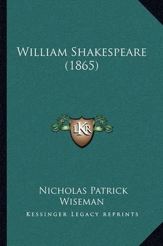 Cover image for William Shakespeare (1865)