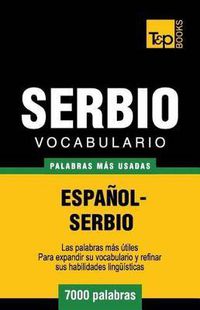 Cover image for Vocabulario espanol-serbio - 7000 palabras mas usadas