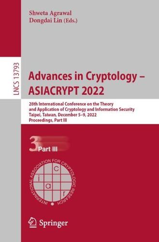 Cover image for Advances in Cryptology - ASIACRYPT 2022