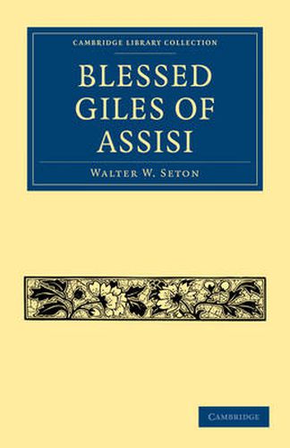 Cover image for Blessed Giles of Assisi