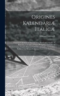 Cover image for Origines Kalendariae Italicae