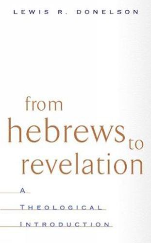 Cover image for From Hebrews to Revelation: A Theological Introduction