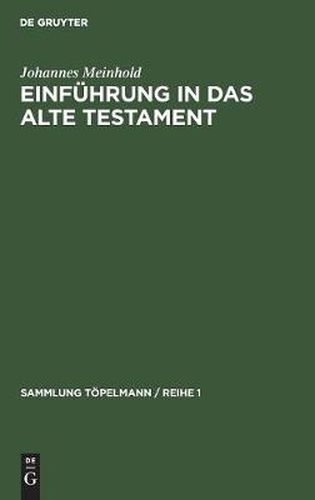 Einfuhrung in das Alte Testament