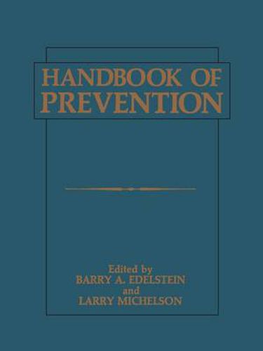 Handbook of Prevention