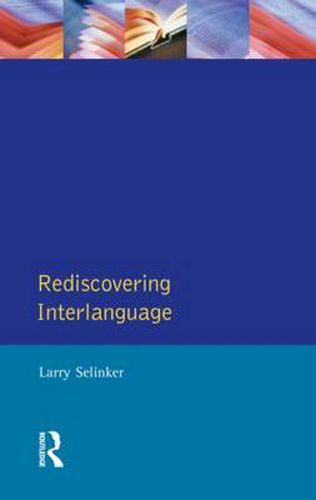 Cover image for Rediscovering Interlanguage