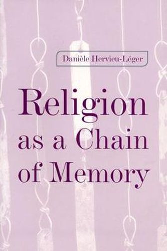 Cover image for Religion as Chain of Memeory