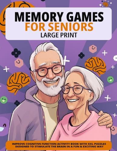 Cover image for Large Print Memory Games For Seniors