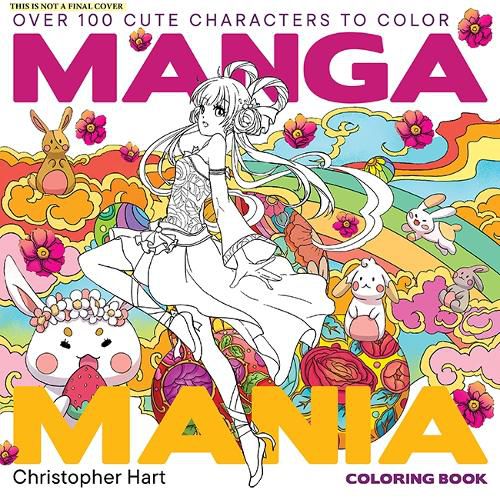 Cover image for Manga Mania Coloring Book