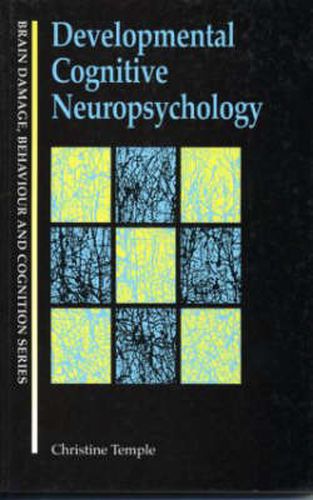 Cover image for Developmental Cognitive Neuropsychology