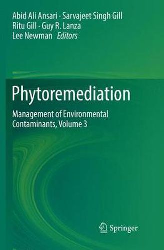 Cover image for Phytoremediation: Management of Environmental Contaminants, Volume 3