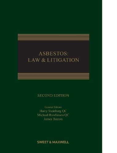 Cover image for Asbestos: Law & Litigation