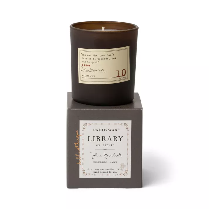 Library 6oz Soy Candle - John Steinbeck