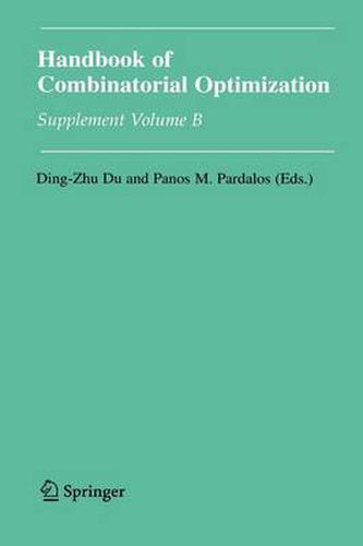 Cover image for Handbook of Combinatorial Optimization: Supplement Volume B