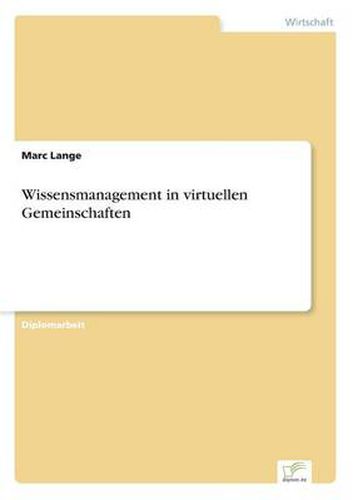 Cover image for Wissensmanagement in virtuellen Gemeinschaften