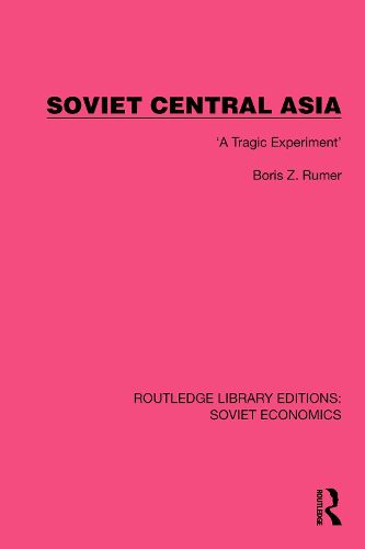 Cover image for Soviet Central Asia