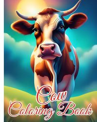 Cover image for Cow Coloring Book