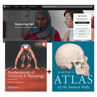 Cover image for Fundamentals of Anatomy & Physiology, Global Edition + Martini's Atlas of the Human Body + Mastering A&P with eText