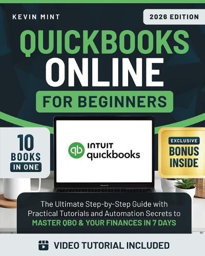 Cover image for QuickBooks Online for Beginners [10 Books in 1]