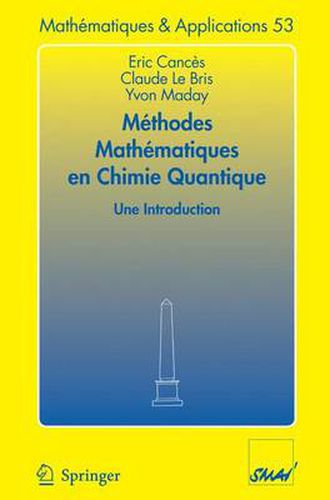 Cover image for Methodes mathematiques en chimie quantique. Une introduction