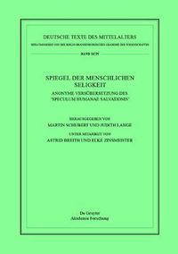 Cover image for Spiegel Der Menschlichen Seligkeit: Anonyme Vers bersetzung Des 'speculum Humanae Salvationis