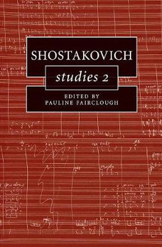 Cover image for Shostakovich Studies 2