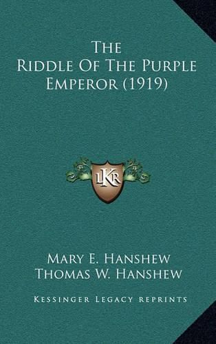 Cover image for The Riddle of the Purple Emperor (1919)