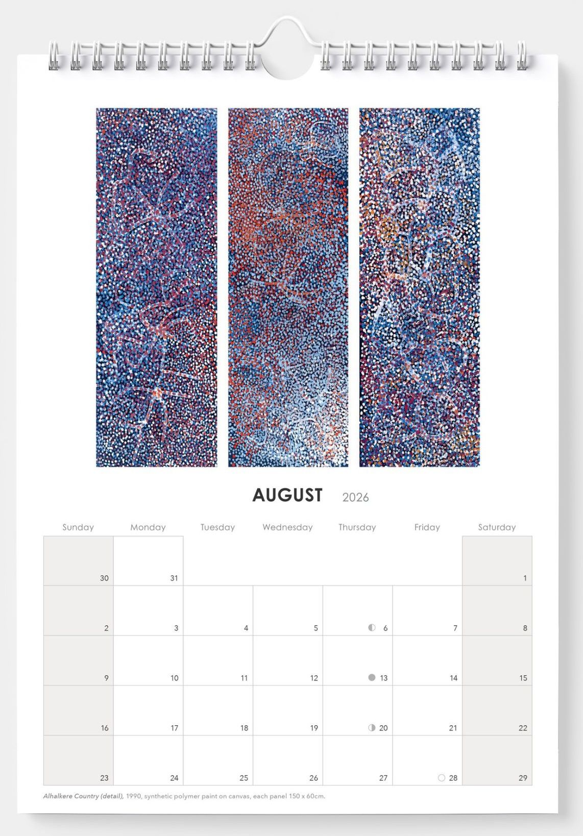 Emily Kam Kngwarray 2026 Wall Calendar