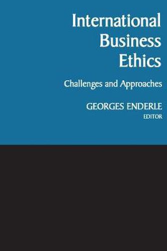 Cover image for International Business Ethics: Challenges and Approaches