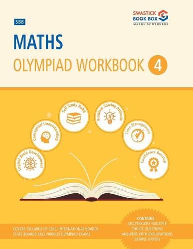 Cover image for SBB Maths Olympiad Workbook - Class 4