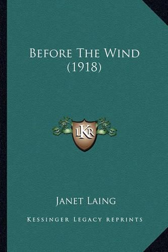 Cover image for Before the Wind (1918)