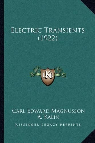 Cover image for Electric Transients (1922)