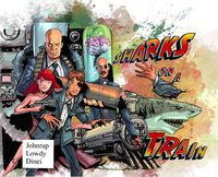 Cover image for Sharks on a Train - One Shot (Hardcover)