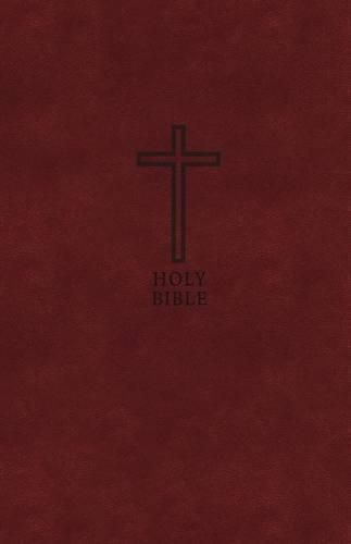 Cover image for KJV, Value Thinline Bible, Large Print, Leathersoft, Burgundy, Red Letter, Comfort Print: Holy Bible, King James Version