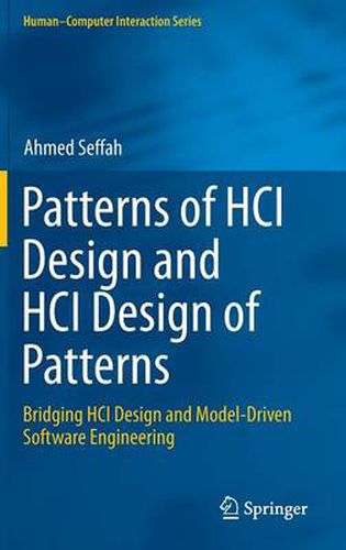 Cover image for Patterns of HCI Design and HCI Design of Patterns: Bridging HCI Design and Model-Driven Software Engineering