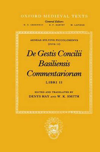 Cover image for De Gestis Concilii Basiliensis Commentariorum