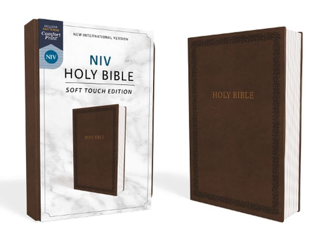 Cover image for NIV, Holy Bible, Soft Touch Edition, Leathersoft, Brown, Comfort Print